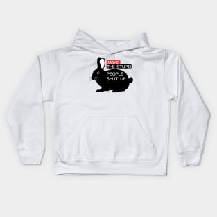 Cocky bunny Kids Hoodie